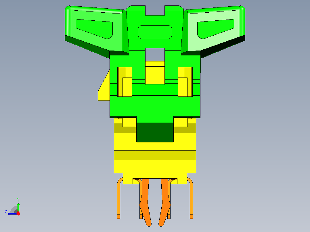 PCI Express X16连接器类型2-5右视图