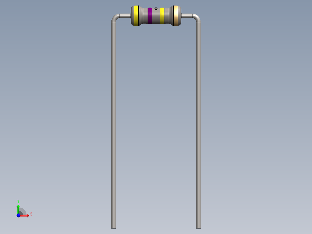 电容器 二极管 电阻器-Resistor 470K Ohm前视图