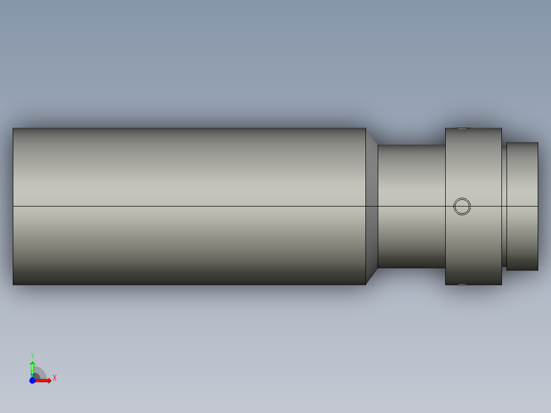 远心镜头前视图