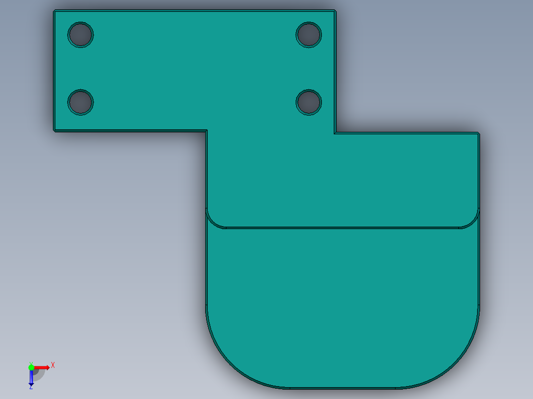 R1-BOT-DANKUAI-CNC1-170307俯视图