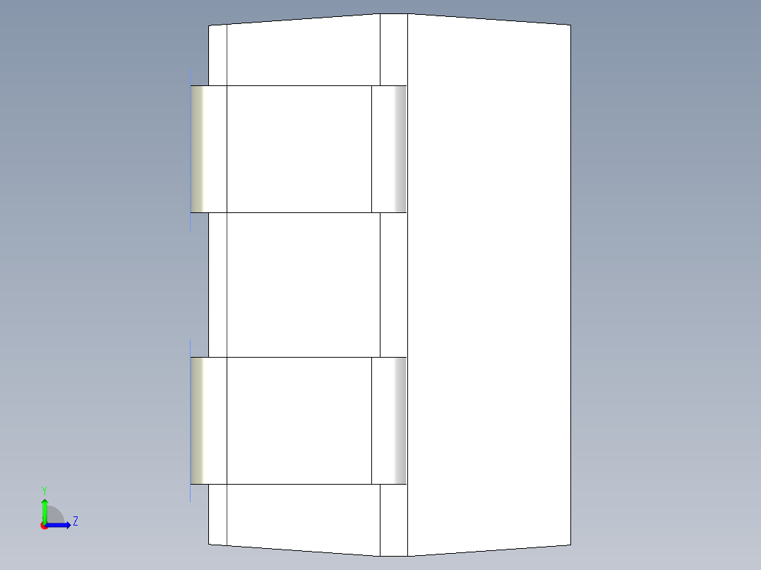 光电元件封装-LED_PLCC-4_S3AMC左视图