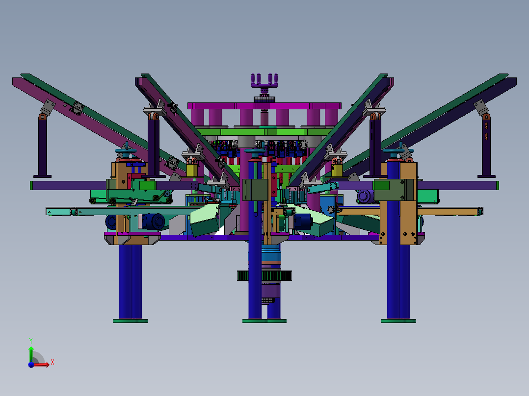 机械章鱼怪前视图