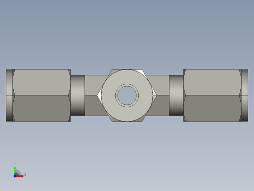 卡套式工业通用硬管接头4_kbu-s前视缩略图