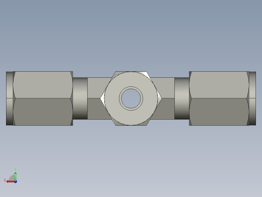 卡套式工业通用硬管接头4_kbu-s后视缩略图