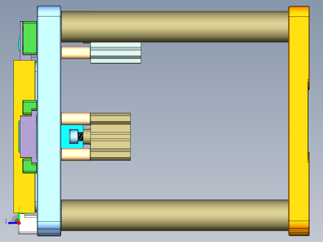 VT306-笔记本CNC工装夹具三维模型CNC1-20150323右视图