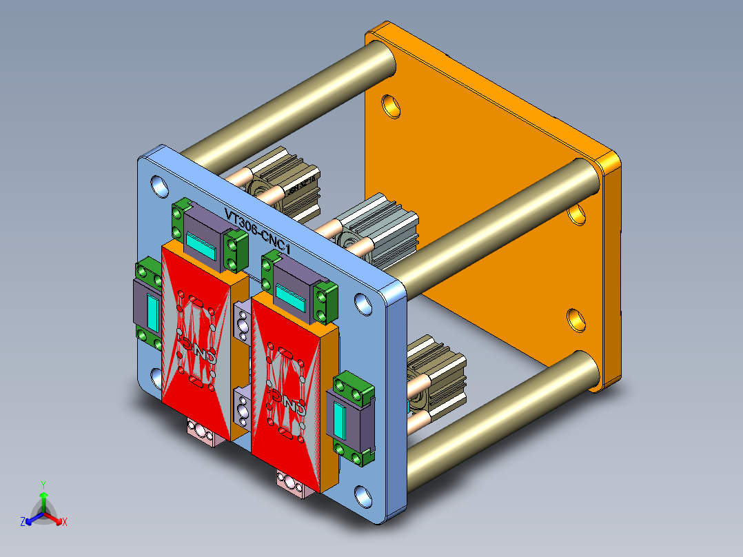 VT306-笔记本CNC工装夹具三维模型CNC1-20150323正等轴测图