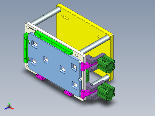 REACHER-A-笔记本CNC工装夹具三维模型cnc1-0911正等轴测缩略图