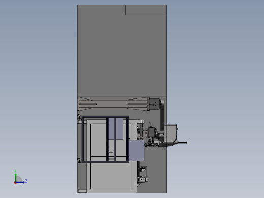 机器人上料，注塑成型sw18可编辑左视缩略图