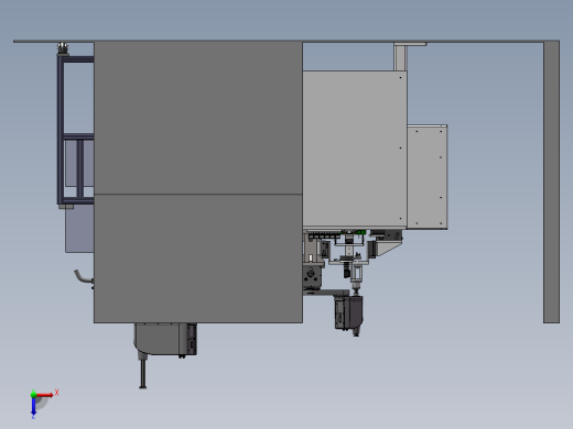 机器人上料，注塑成型sw18可编辑俯视缩略图