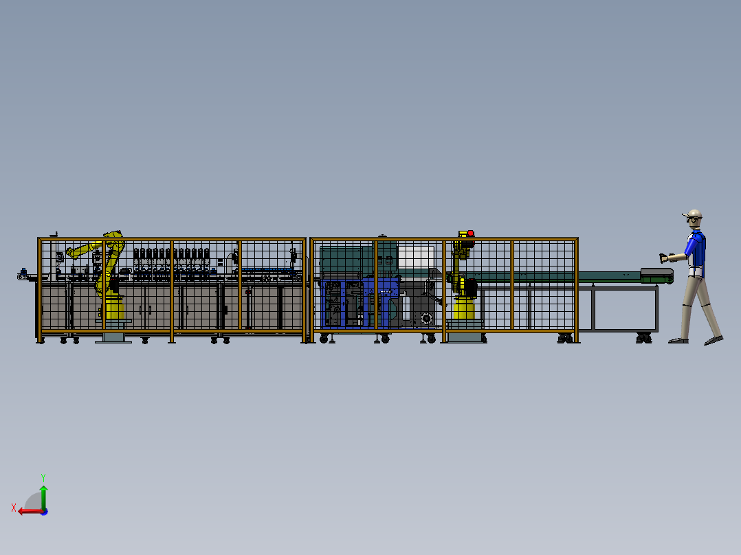 枕式包装生产线sw20后视图