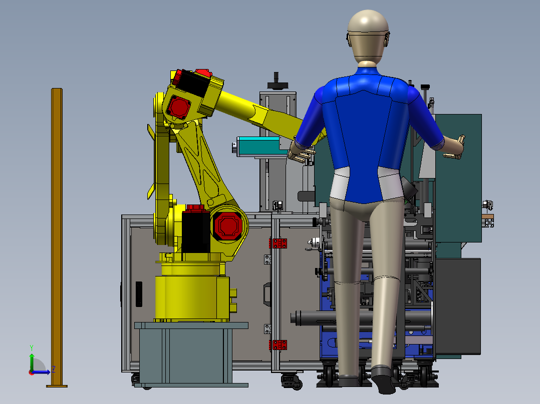 枕式包装生产线sw20左视图