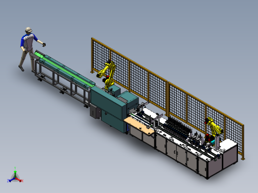 枕式包装生产线sw20正等轴测缩略图