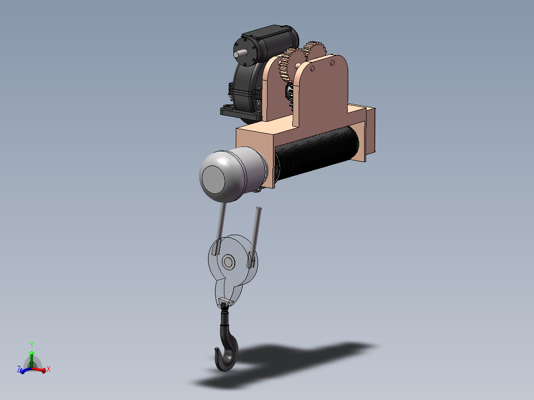 电动葫芦三维客户客户
