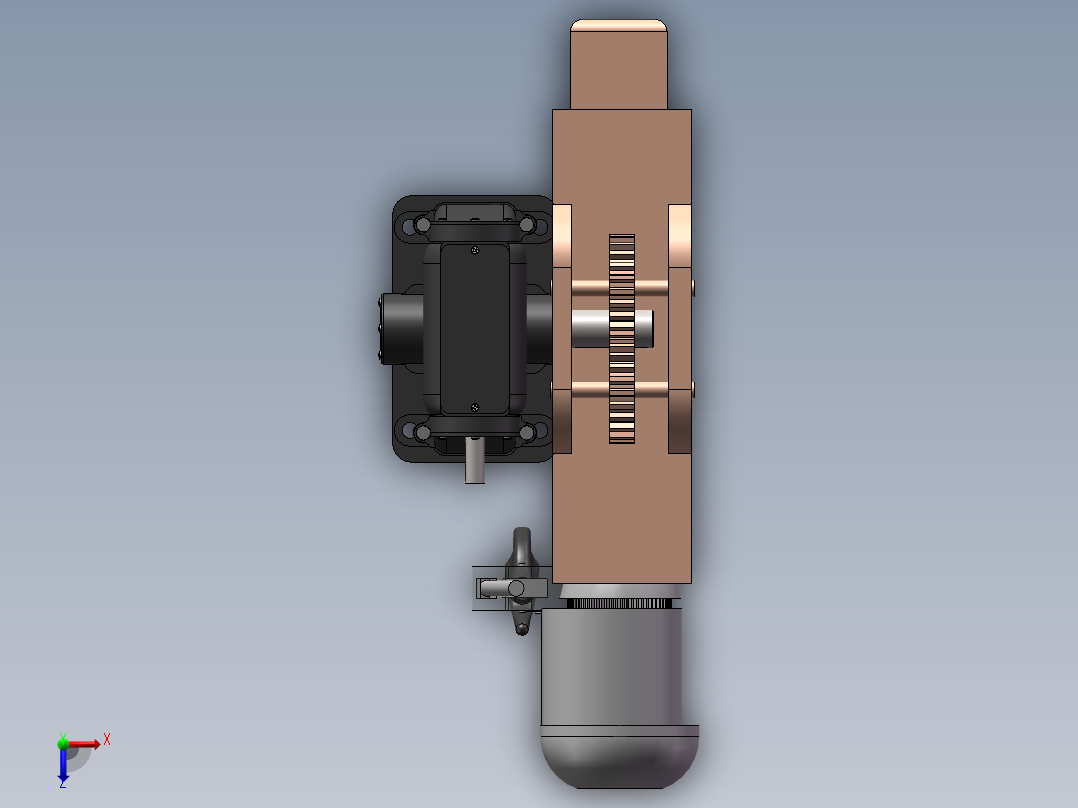 电动葫芦三维客户客户俯视图