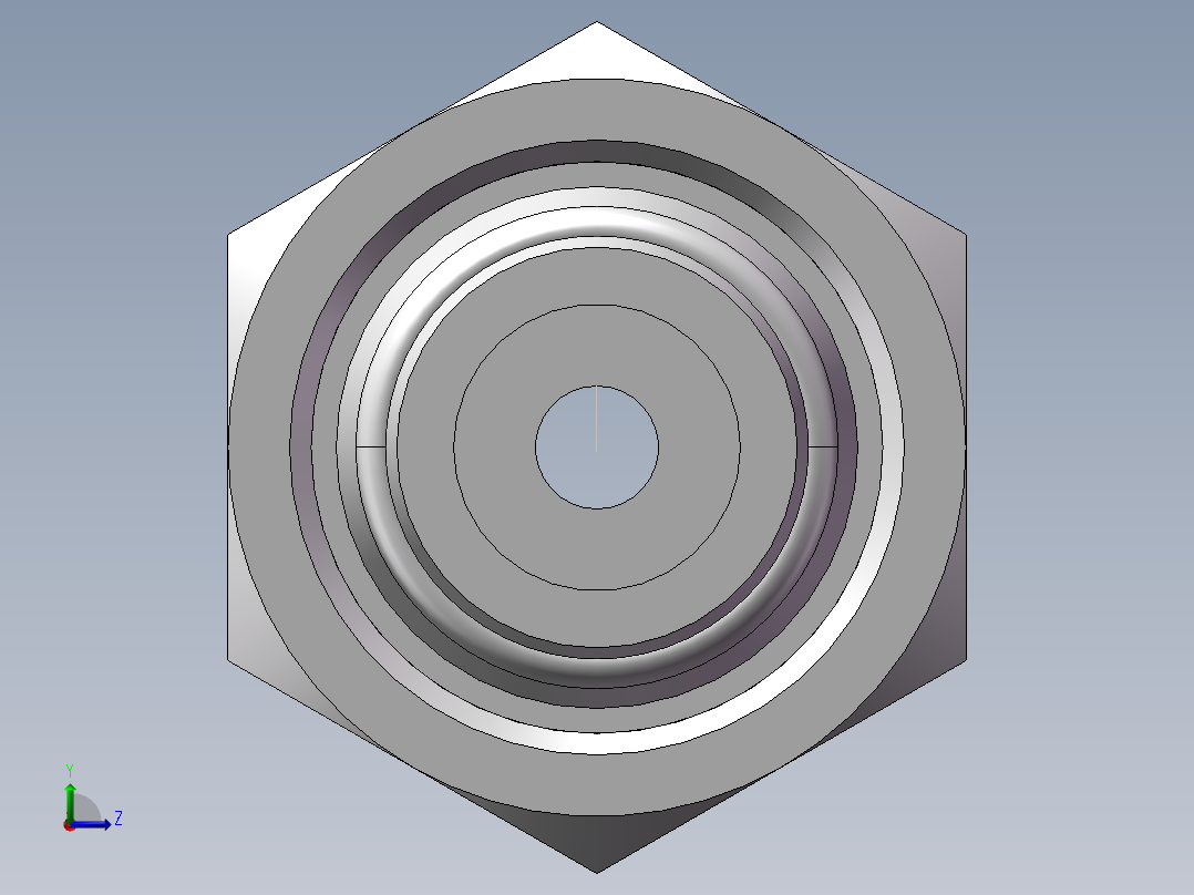 直通变径接头、2D-18-30左视图