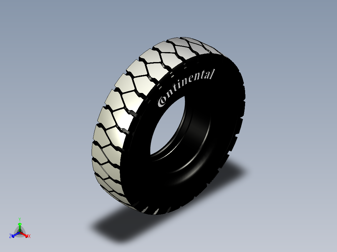 轮胎、车轮、轮毂(3)主视图