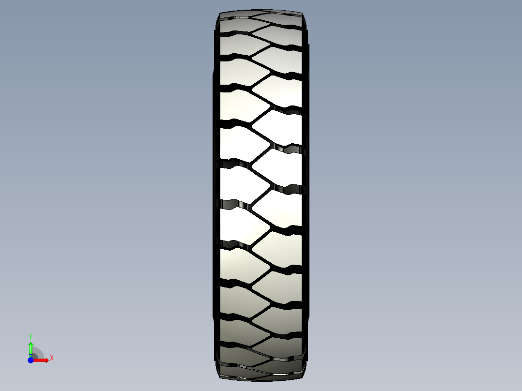 轮胎、车轮、轮毂(3)前视图