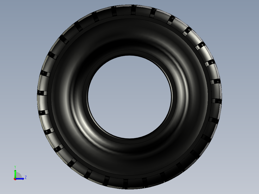 轮胎、车轮、轮毂(3)左视图