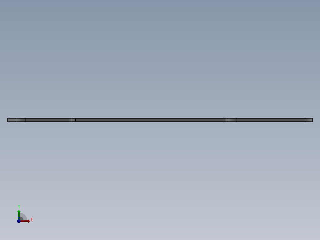 攻丝机钣金前视图