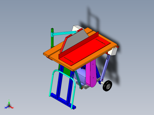 B2004555-圆锯木材切割机