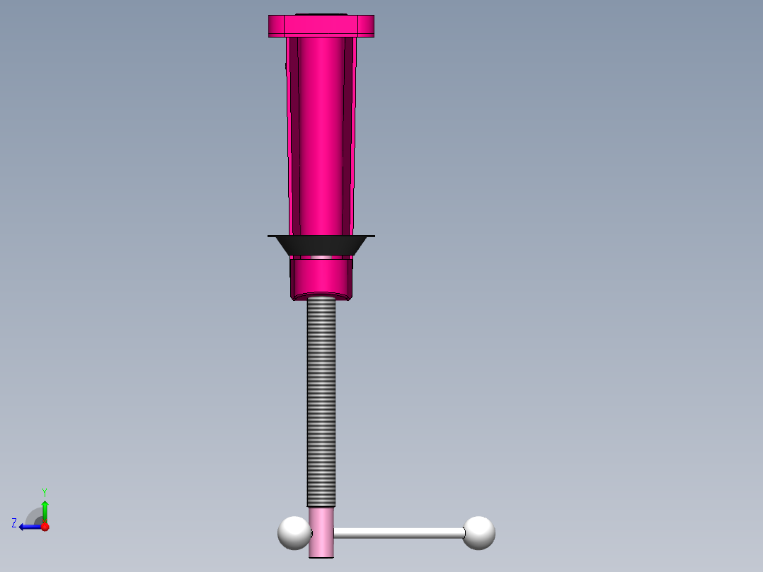 小鼠底座夹右视图