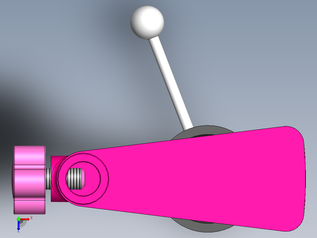 小鼠底座夹俯视图