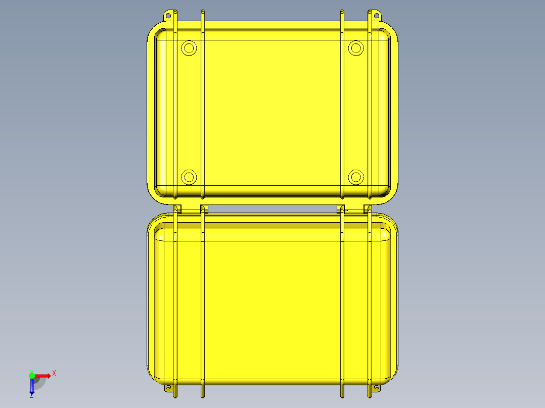 捍卫者X260安全箱俯视图