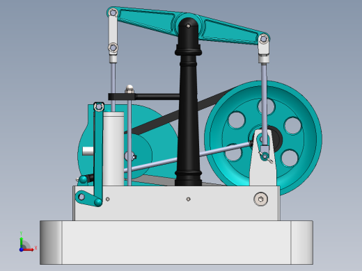 蒸汽机steam-engine-with-horizontal-beam-模型格式为 sw前视缩略图