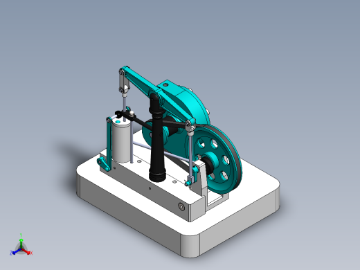 蒸汽机steam-engine-with-horizontal-beam-模型格式为 sw正等轴测缩略图