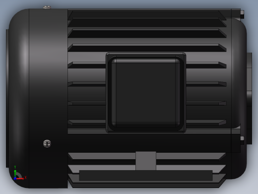 卧式液压专用电机HSW型系列模型 4种型号-422293--58前视缩略图