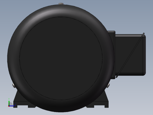 卧式液压专用电机HSW型系列模型 4种型号-422293--58左视缩略图