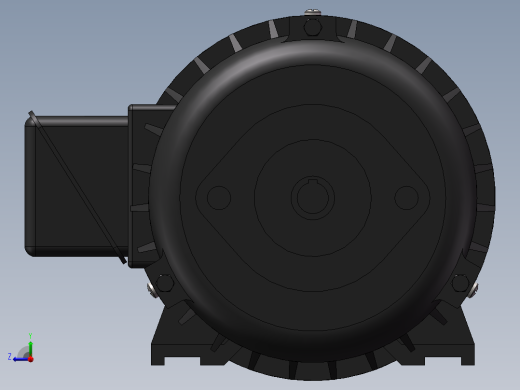 卧式液压专用电机HSW型系列模型 4种型号-422293--58右视缩略图