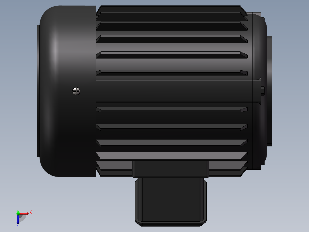 卧式液压专用电机HSW型系列模型 4种型号-422293--58俯视图