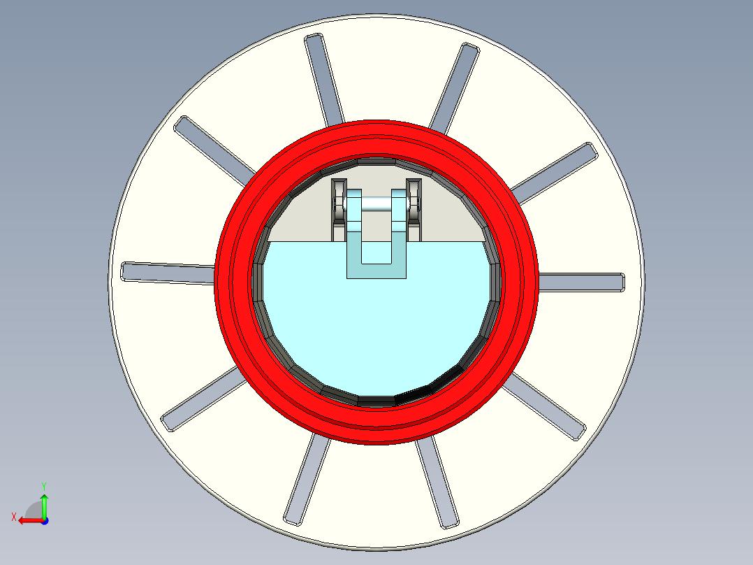 水槽防臭网后视图