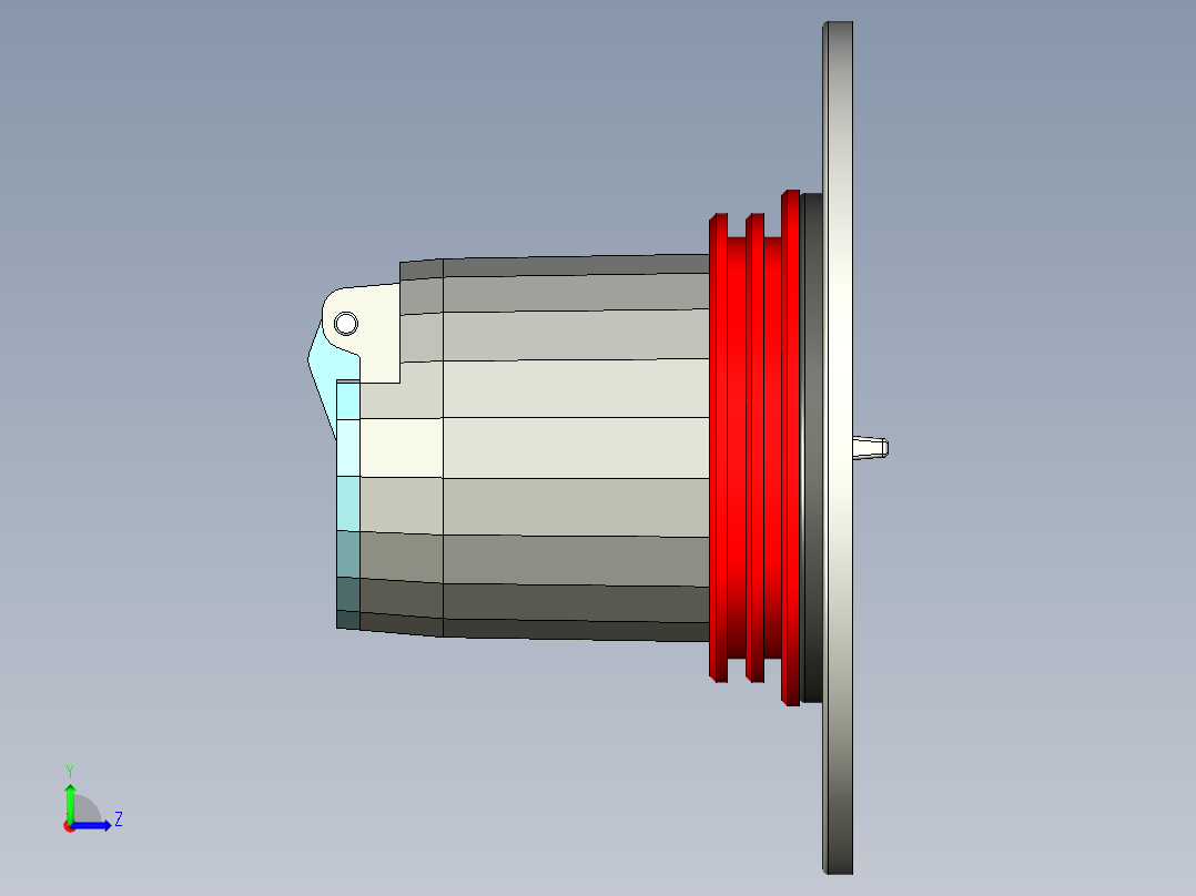 水槽防臭网左视图