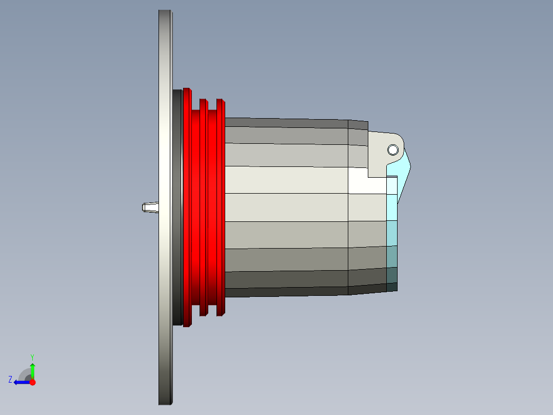 水槽防臭网右视图