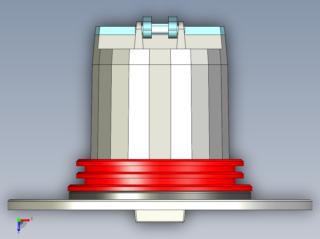 水槽防臭网俯视图