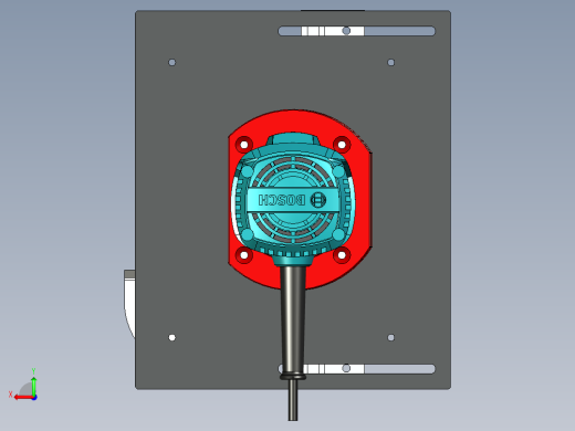 铝铣台插入板铣机博世 GKF 550后视缩略图