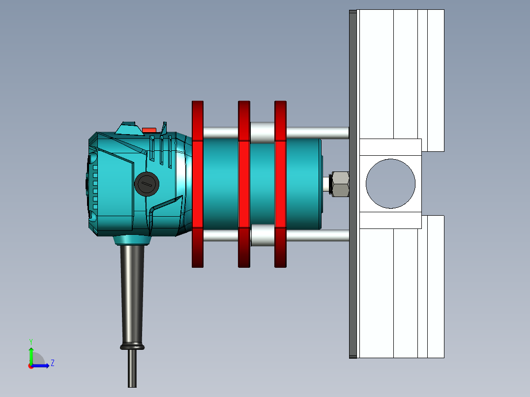 铝铣台插入板铣机博世 GKF 550左视图