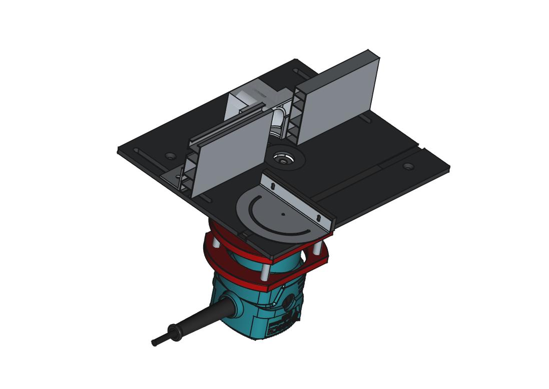 铝铣台插入板铣机博世 GKF 550