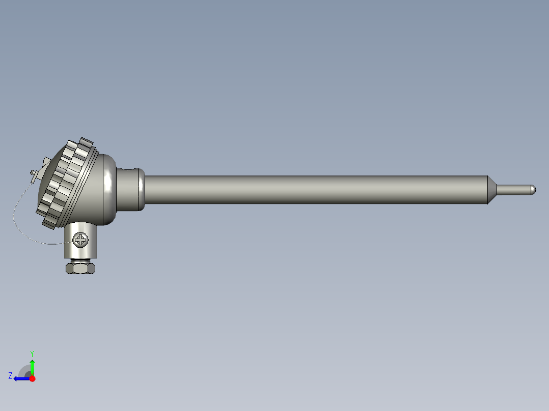 测温热电偶-A右视图