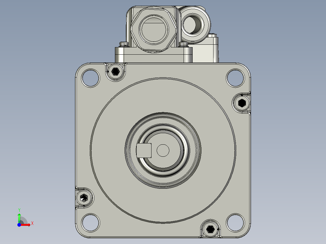 MS1H1-20B30CB-A331Z伺服电机前视图