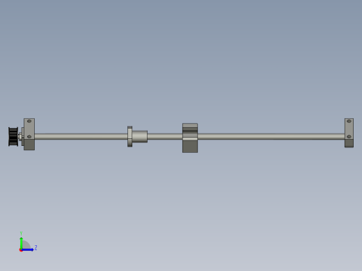上银直径15丝杠组合_0210A左视缩略图