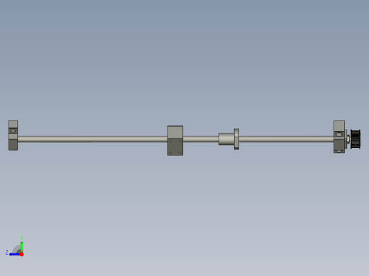 上银直径15丝杠组合_0210A右视缩略图