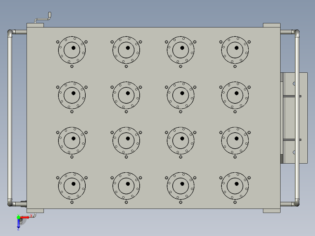 AGV周转车总成-成品俯视图
