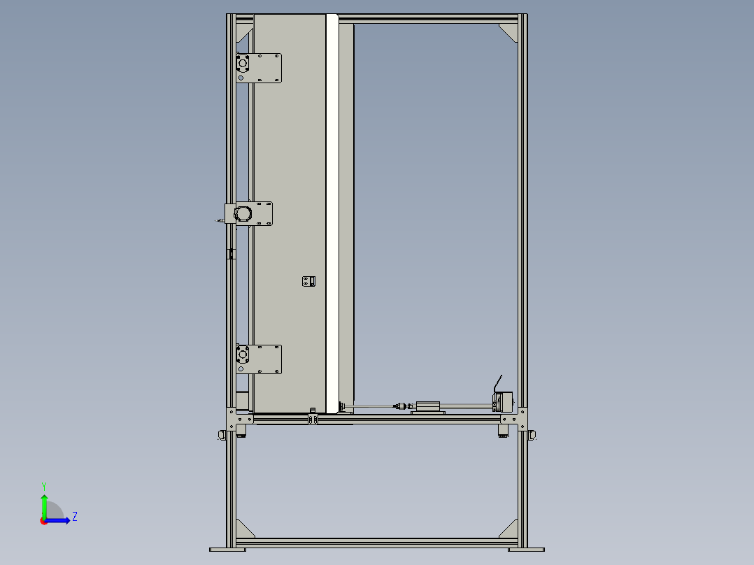 8074-0401-0000料仓1-8261左视图