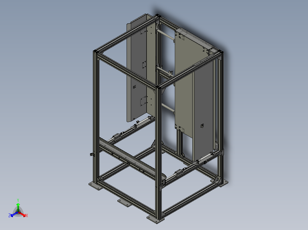 8074-0401-0000料仓1-8261正等轴测图