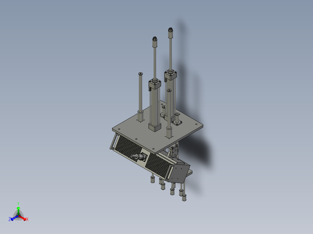 P3085吸嘴升降结构主视图