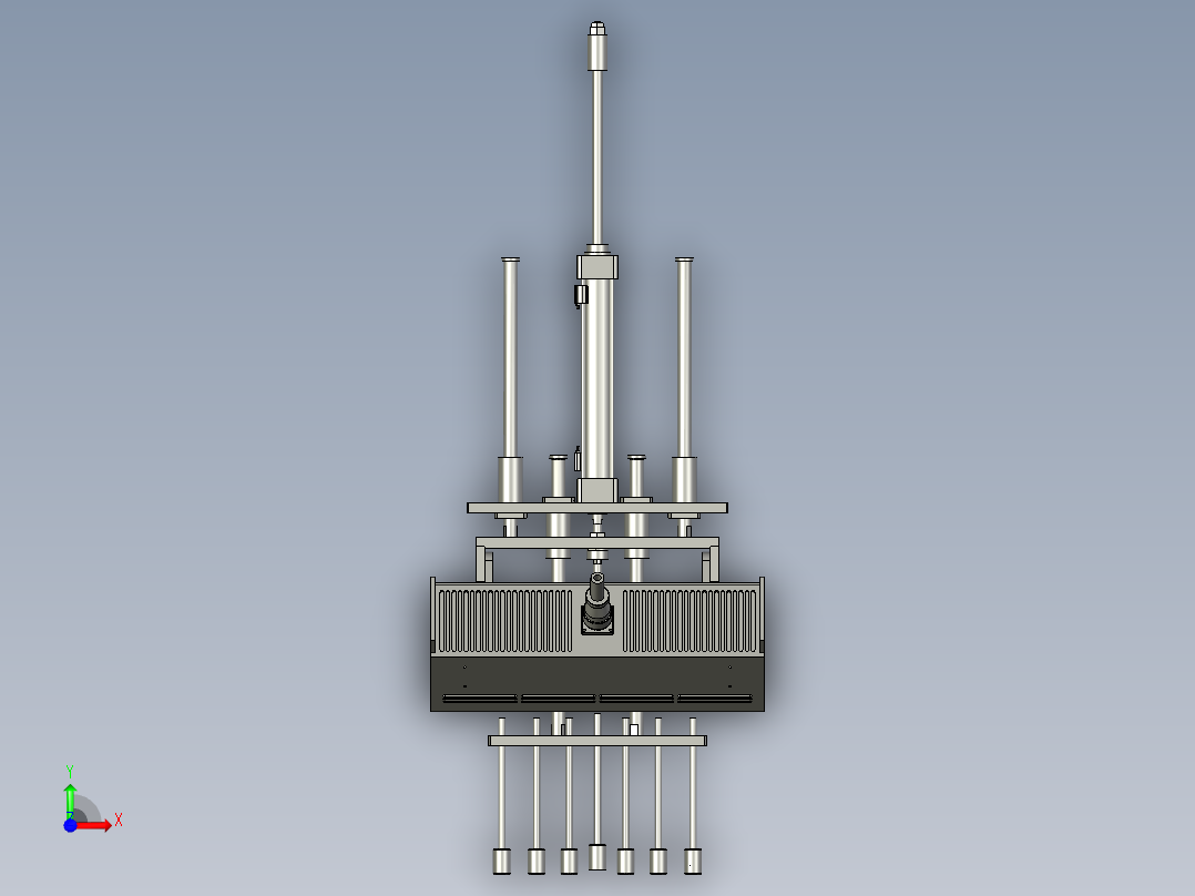 P3085吸嘴升降结构前视图
