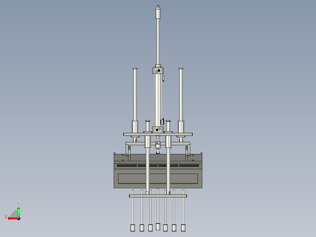 P3085吸嘴升降结构后视图